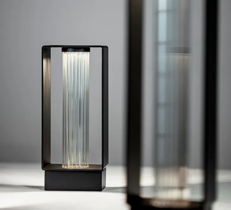 Lampadaire, Frame P-4055X, noir, IP65, LED, 2700K, 725 lm, L11,4cm, H26,3cm - Estiluz