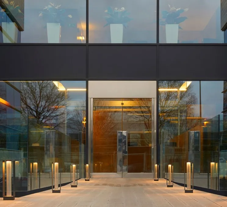 Lampadaire, Frame P-4056X, noir, IP65, LED, 2700K, 725 lm, L11,4cm, H43,5cm - Estiluz