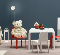 Lampadaire*Pedrali Lampadaire, Giravolta 1799/130, , LED, 3000k, 157lm, Ø15cm, H130cm - blanc