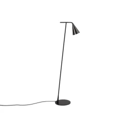 Lampadaire, Gordon, 561.61, noir mat, noir chromé, IP40, L24cm, H141cm - Tooy