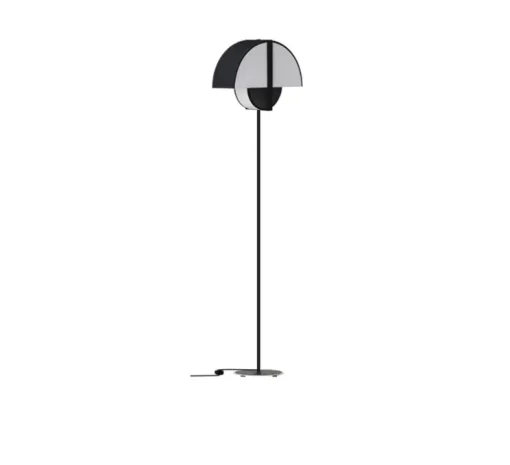 Lampadaire, Grand Arto, Blanc et noir, L40cm, H156cm - DesignHeure
