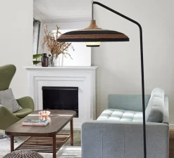 Lampadaire*Forestier Lampadaire, Grass, , L120cm, H180cm - marron