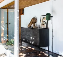 Lampadaire, Guadalupe, vert, L25cm, H150cm - Faro