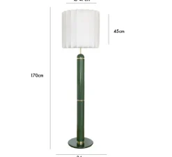 Lampadaire, Guimauve, vert, Ø47cm, H170cm - Cosin