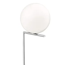 Lampadaire*Flos Lampadaire, IC Lights Floor 1, , Ø27,5cm, H135cm - opalin et chrome