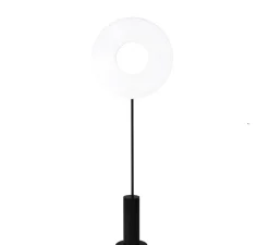 Lampadaire*Dix heures dix Lampadaire, Iris Totem 60, , LED, dim, 2700K, 5250 lm, L60cm, H170,4cm - Marbre noir
