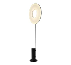 Lampadaire*Dix heures dix Lampadaire, Iris Totem 60, , LED, dim, 2700K, 5250 lm, L60cm, H170,4cm - Marbre noir