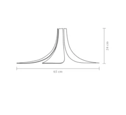 Lampadaire*Umage Lampadaire, Jazz, , Ø65cm, H140cm - bois chêne