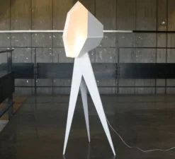 Lampadaire*Fraumaier Lampadaire, Jean, , DIM, H136cm - blanc