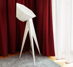 Lampadaire*Fraumaier Lampadaire, Jean, , DIM, H136cm - blanc
