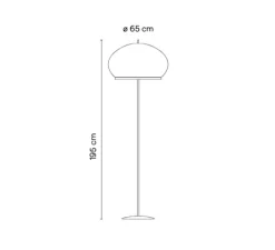 Lampadaire*Vibia Lampadaire, Knit, 7487, , LED, dim, 2700K, 4782 lm, Ø65cm, H195cm - beige
