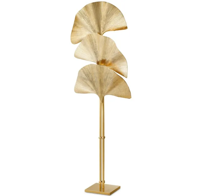 Lampadaire, Las palmas, laiton, Ø80cm, H197cm - Eichholtz