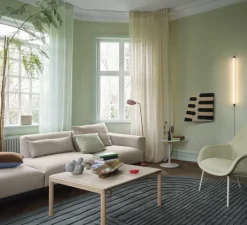 Lampadaire*Muuto Lampadaire, Leaf , , LED, 3000K, 370lm, L22cm, H119cm - marron cuivré