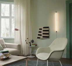 Lampadaire*Muuto Lampadaire, Leaf , , LED, 3000K, 370lm, L22cm, H119cm - marron cuivré