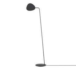 Lampadaire, Leaf , noir, LED, 3000K, 370lm, L22cm, H119cm - Muuto