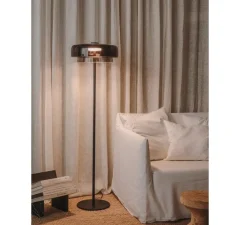Lampadaire*LEDS C4 Lampadaire, Levels, 2 bodies, , LED, dim, 2700-3000-4000K, 750 lm, Ø42cm, H145cm - Fumé