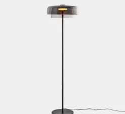 Lampadaire*LEDS C4 Lampadaire, Levels, 2 bodies, , LED, dim, 2700-3000-4000K, 750 lm, Ø42cm, H145cm - Fumé
