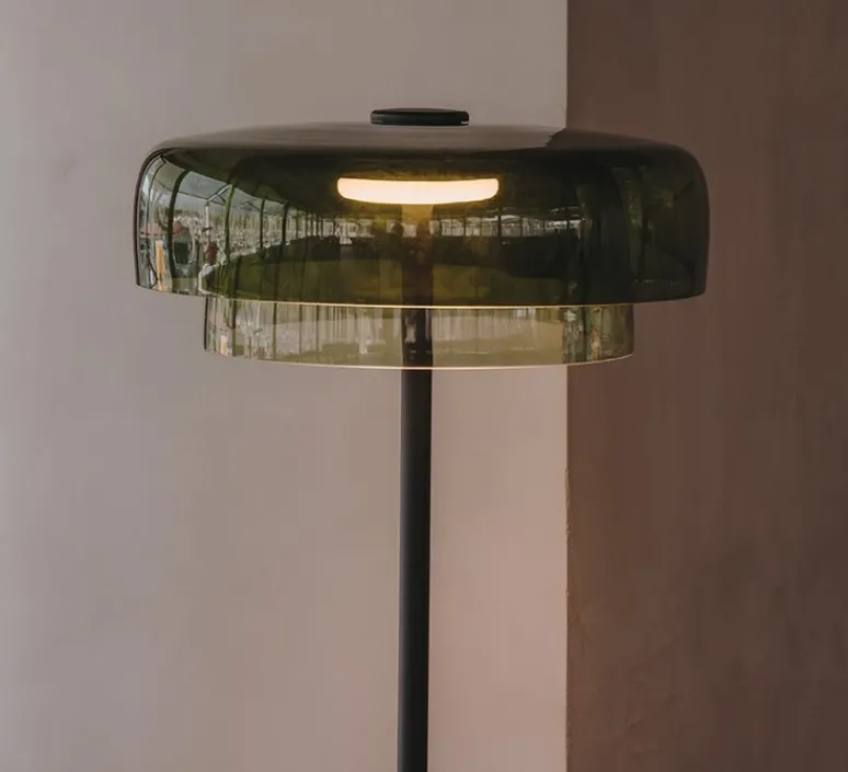 Lampadaire*LEDS C4 Lampadaire, Levels, 2 bodies, , LED, dim, 2700-3000-4000K, 750 lm, Ø42cm, H145cm - Vert