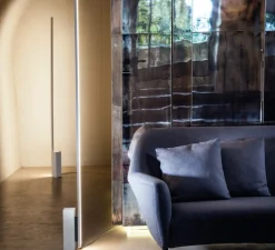 Lampadaire, Linescapes, blanc, LED, 3000K, 4560lm, dimmable, L8cm, H192cm - Nemo Lighting