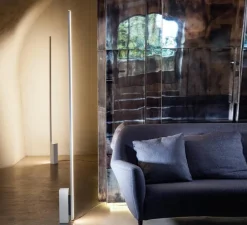 Lampadaire, Linescapes, blanc, LED, 2700K, 2050lm, dimmable, L8cm, H194cm - Nemo Lighting