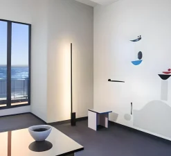 Lampadaire*Nemo Lighting Lampadaire, Linescapes, , LED, 3000K, 4560lm, dimmable, L8cm, H192cm - noir