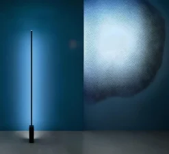 Lampadaire*Nemo Lighting Lampadaire, Linescapes, , LED, 3000K, 4560lm, dimmable, L8cm, H192cm - noir