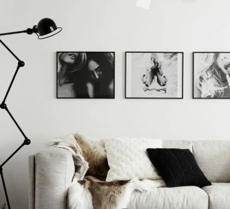 Lampadaire|Enfants*Jieldé Lampadaire, Loft D9406, 6 bras, , L240cm, H240cm - noir