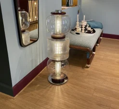 Lampadaire*Sarah Lavoine Lampadaire, Loulou 3 modules, , Ø34cm, H101cm - Aubergine