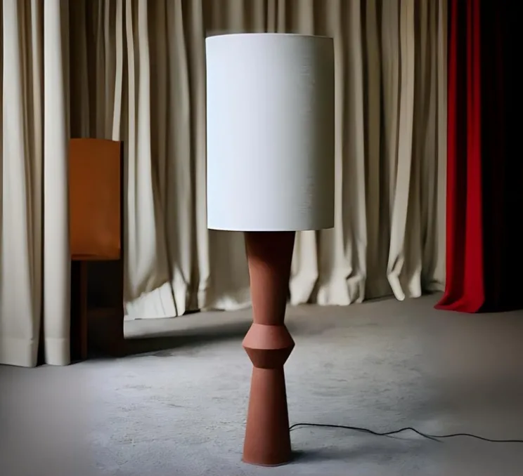Lampadaire, Marie-Ann, terracotta, Ø35cm, H133cm - Serax