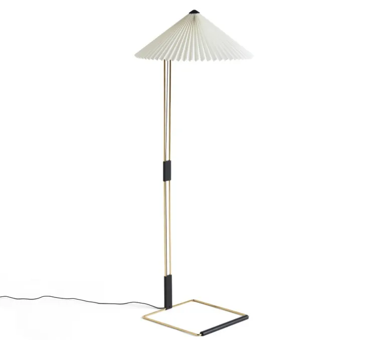 Lampadaire, Matin, blanc, LED, dim, 2600K, 420 lm, L50cm, H129cm - HAY