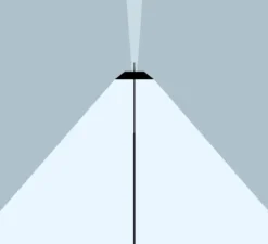 Lampadaire*Vibia Lampadaire, Mayfair, , LED, 2700K, 484lm, Ø30cm, H147cm - orange