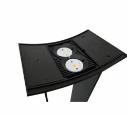 Lampadaire, MCP, noir mat, LED, dim, 3000k, 3120 lm, L35cm, H183cm - Lumen Center Italia