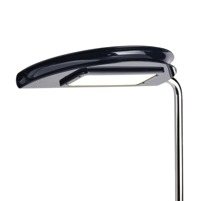 Lampadaire*DCW éditions Paris Lampadaire, Mezzaluna, , LED, dim, 3000K, 6000 lm, L33cm, H2210cm - bleu pétrole