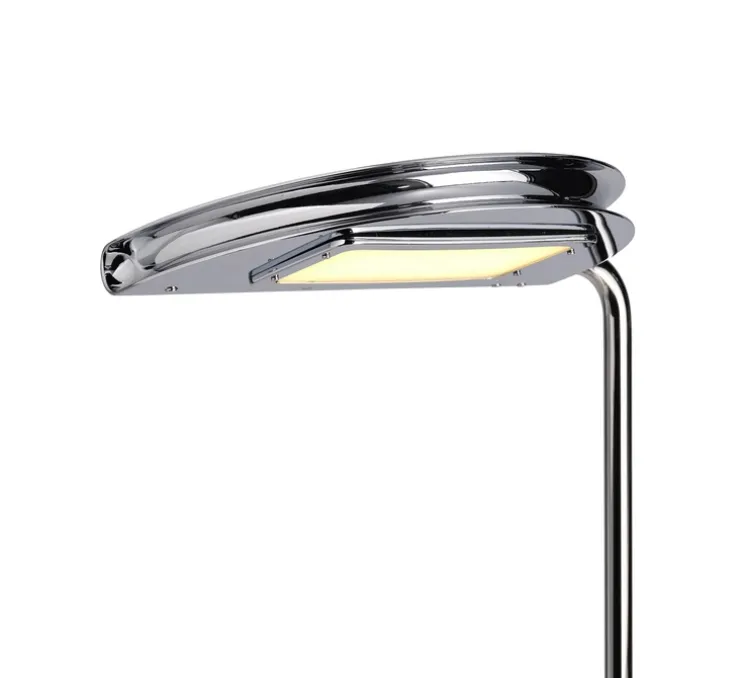 Lampadaire, Mezzaluna, chrome, LED, dim, 3000K, 6000 lm, L33cm, H2210cm - DCW éditions Paris