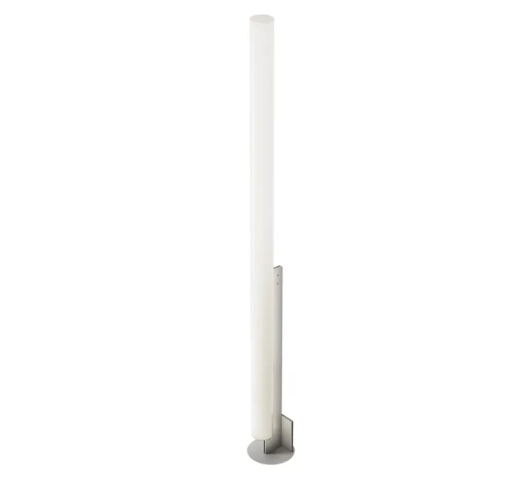 Lampadaire*KDLN Lampadaire, Model-T, , LED, dim, 2700K, 6600 lm, Ø23cm, H185cm - inox satiné