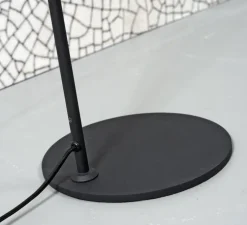 Lampadaire, montreux, noir, Ø22cm, H134cm - It's about Romi