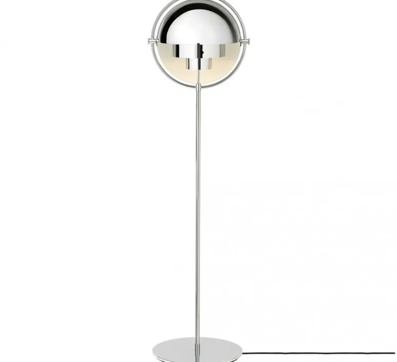 Lampadaire*Gubi Lampadaire, Multi-Lite, , Ø36cm, H148cm - chrome