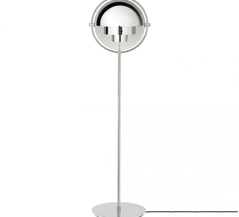 Lampadaire*Gubi Lampadaire, Multi-Lite, , Ø36cm, H148cm - chrome