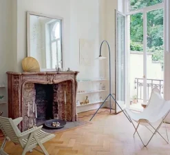 Lampadaire, N°1, bleu, L83,6cm, H190cm - Valerie_Objects