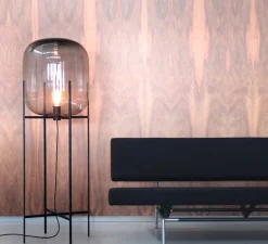 Lampadaire*Pulpo Lampadaire, Oda Big, , H140cm - verre fumé, gris