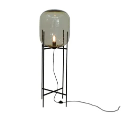 Lampadaire*Pulpo Lampadaire, Oda Big, , H140cm - verre fumé, ambre