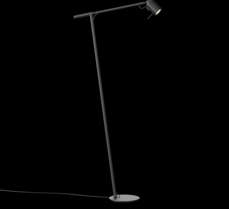Lampadaire*Tonone Lampadaire, One + Floor, , LED, 2700K, 245 lm, L46cm, H108,4cm - noir