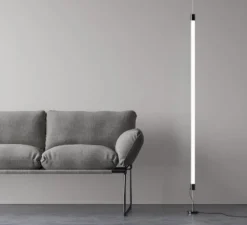 Lampadaire, Oort, nickel, IP40, LED, 3000K, 2660 lm, Øcm, H148cm - Fontana Arte