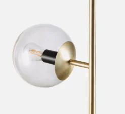 Lampadaire*Bolia Lampadaire, Orb, , Ø36cm, H161,5cm - Laiton, transparent