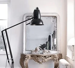 Lampadaire, Original 1227 Giant, noir brillant, Ø45cm, H265cm - ANGLEPOISE