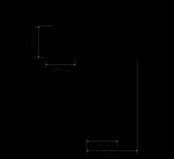 Lampadaire, Original 1227 Giant, noir brillant, Ø45cm, H265cm - ANGLEPOISE