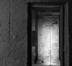 Lampadaire, Origine 390, noir mat, LED, 3000K, 3063lm, Ø37cm, H370cm - Davide Groppi