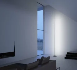 Lampadaire, Origine 390, noir mat, LED, 3000K, 3063lm, Ø37cm, H370cm - Davide Groppi