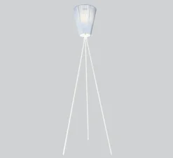 Lampadaire*Northern Lampadaire, Oslo Wood, , H165cm - bleu, blanc