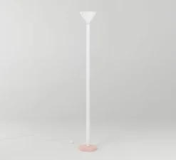 Lampadaire*Atelier Areti Lampadaire, Outlines, , L19,9cm, H159cm - rose, blanc